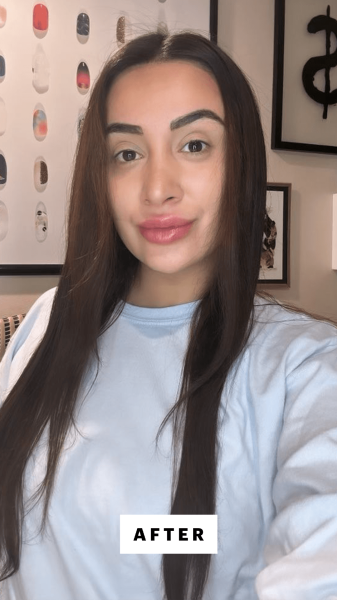 Trakoshis after using the Shark SpeedStyle RapidGloss Finisher HighVelocity Hair Dryer and attachments